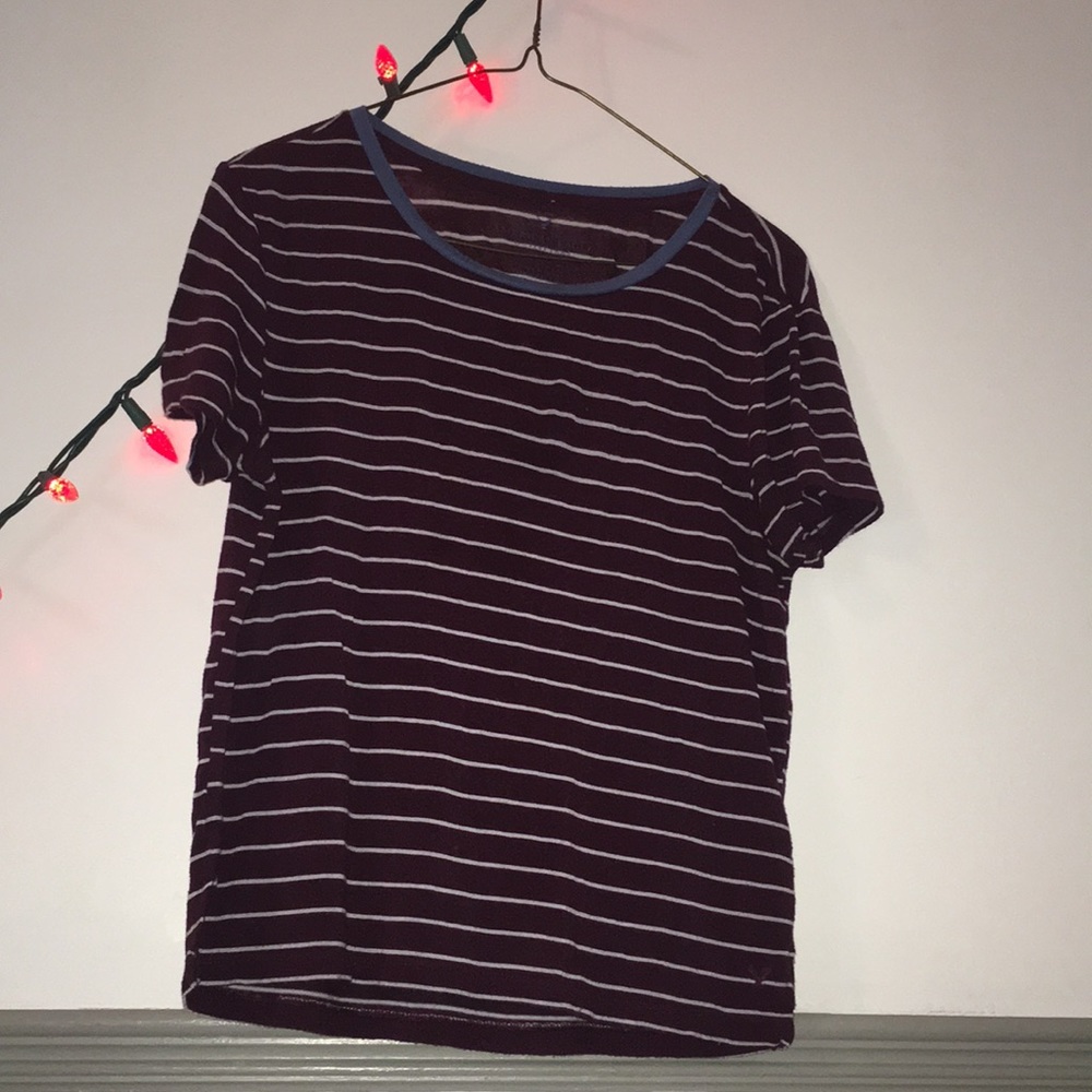AE STRIPED T-SHIRT